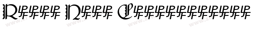 Reina Neue Capitals字体转换